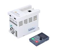 Hapivida Invertitore Frequenza Monofase 220V Input Output, Modello JLS-E-2S con Controllo PAM e Controllo V F ad Anello Chiuso, Materiale ABS, per Nastro Trasportatore Linea Assemb (0,4 kW)