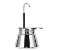 Hapivida Macchina per caffè Espresso, Leggera Caffettiera in Acciaio Inossidabile con Beccuccio Singolo, 50 ml, Design Classico e Moderno, Facile da Usare e Pulire, per Casa, Ufficio e Campeggio