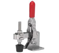 Hapivida Morsetto a Leva Verticale Acciaio Inox, Attrezzo Manuale per Lavorazione Legno con Forza di Serraggio 70kg per Installazione Attrezzature Saldatura Modellistica