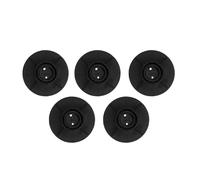 Hapivida P61010 Support Leg End cap for Above Ground Pool, 5 PCS Replacement Set Plastic cap Bracket for Round Square Steel Frame Swimming Pool Water Tank
