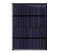 Hapivida Pannello Solare 12V 1.5W, Modulo Solare in Silicio Policristallino Portatile per Ricarica, per Luci da Giardino, Luci da Parete, Artigianato, Radio e Torce