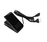 Hapivida Pedale per Macchina da Cucire 3 Fori Interruttore Universale per Pedale in Plastica Nera con Cavo di Alimentazione Spina Europea 220V per Accessori per Macchine da Cucire Domestiche