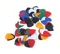 Hapivida Plettri per Chitarra in Plastica Colorata, Spessore 0.46mm, Confezione da 100 Pezzi per Pratiche Musicali, Protezione Dita