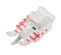 Hapivida Presser Piede per Cuciture Lineari da 1/4, Piede Bascullante per Macchina da Cucire, Accessorio per Quilting, per Cuciture Strette su Abbigliamento e Accessori