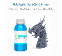 Hapivida Resina per Stampante 3D LCD, Alta Durezza 95D, Materiale Liquido per Stampa a Fotopolimerizzazione, Bianco, 1000g, per Stampanti LCD con Luce 395-405nm (T-1000)