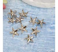 Hapivida Rivetti a Stella, Rivetti Punk in Metallo Zincato per Giacca Borsa con Viti 10mm, 200 Pezzi Kit per Decorazione Abbigliamento Accessori Fai da Te, Stella Chiodi Artiglio per Moda Alternativa