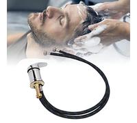 Hapivida Rubinetto per Shampoo, Miscelatore Caldo/Freddo con Valvola in Ceramica e Tubo Flessibile in Lega di Zinco per Casa Hotel Salone di Bellezza
