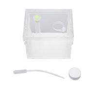 Hapivida Scatola per Alimentazione Rettili, Custodia per Terrario Habitat per Insetti in Acrilico Trasparente Idratante Rettili Portatili Habitat Vivarium per Lumaca Ragno Lucertola Geco Mantide(S)