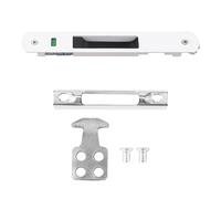Hapivida, Serratura a Ganci Monolaterale per Porte a Vetri Scorrevoli in Acciaio Inox, Accessorio per Installazione con Materiali Durevoli per Porte Finestre e Vetrate