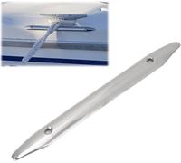 Hapivida Striscia di Sfregamento per Barche, Protezione Cime Ormeggio Acciaio Inossidabile 316 Senza Trapano 203,2mm x 19mm Guarnizione Barca per Protezione Linee Mare Lago Pesca Yacht