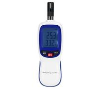 Hapivida Termometro Igrometro Digitale WT83, Preciso Misuratore Temperatura Umidità Interno con Retroilluminazione LCD, Spegnimento Automatico, ABS Design per Casa Ufficio