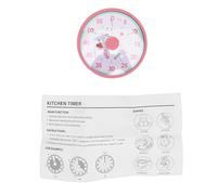 Hapivida Timer Magnetico Meccanico 60 Minuti Conto Alla Rovescia Visuale Strumento Gestione Tempo, Timer Visuale Scadenza con Supporto Pieghevole Attacco per Scuola Ufficio