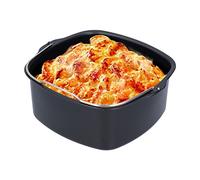 Hapivida Tortiera Per Friggitrice Ad Aria, Accessori per Friggitrici ad aria Quadrate Friggitrice in Ferro Accessori per Friggitrice a Botte per Torte per HD9925/HD9860/HD9905/01(7in)
