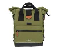 Hapo-G - Borsa posteriore Roll-Top Convertible Zaino Medium - 22L - Cachi - Impermeabile e idrorepellente - Scomparto computer 14" - Tasche con cerniera - Fissaggio portabagagli - Ideale per