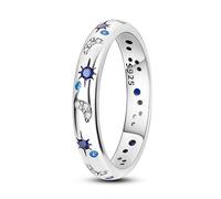 Hapour Anello da donna in argento Sterling 925, splendidi anelli impilabili per donne, come regalo, misura H1/2 - T1/2, Metallo, Zirconie sintetico