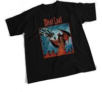 Happening Cool Theme T-Shirt Michael Lee Meat Loaf Bat Out of Hell.GildanFashion, Nero , M
