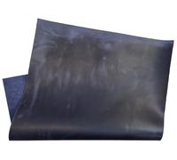 HAPPER STUDIO Pelle bovina 1,7 mm di spessore Pull-Up Crazy Horse Leather. Fogli in vera pelle per bricolage. (1, blu scuro, A2 (420 x 594 mm))