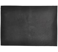 HAPPER STUDIO Pelle di manzo spessore 1,6 mm. Pelle Pull-Up Crazy Horse cerata. Foglie di vero cuoio per il fai da te. (1, Nero, A5 (148 x 210mm))