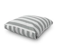 Happers Cuscino da Pavimento Toldotex Antimacchia Multifunzione per Esterno, Panca, Divano Pallet, Chill Out - Grigio A Righe 60x60