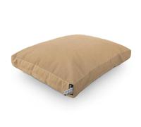 Happers Cuscino da Pavimento Toldotex Antimacchia Multifunzione per Esterno, Panca, Divano Pallet, Chill Out - Beige Tinta Unita 60x80