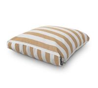 Happers Cuscino da Pavimento Toldotex Antimacchia Multifunzione per Esterno, Panca, Divano Pallet, Chill Out - Beige A Righe 60x60