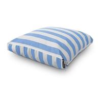 Happers Cuscino da Pavimento Toldotex Antimacchia Multifunzione per Esterno, Panca, Divano Pallet, Chill Out - Cielo Blu A Righe 60x60