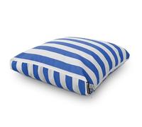 Happers Cuscino da Pavimento Toldotex Antimacchia Multifunzione per Esterno, Panca, Divano Pallet, Chill Out - Blu A Righe 60x60