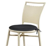 HAPPERS , cuscino Garden Rotondo Único grigio