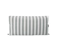 Happers Cuscino per Pallet da Esterno 120x60x20 cm Utilizzabile come Seduta o Schienale Tessuto Antimacchia Sfoderabile Lavabile in Lavatrice per Divano Pallet Righe Grigio