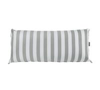Happers Cuscino Schienale per Pallet da Esterno 120x45x20 cm Tessuto Antimacchia Sfoderabile Lavabile in Lavatrice Comfort Relax Righe Grigio