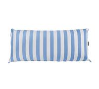 Happers Cuscino Schienale per Pallet da Esterno 120x45x20 cm Tessuto Antimacchia Sfoderabile Lavabile in Lavatrice Comfort Relax Righe Blu Cielo