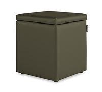 Happers - Pouf cubo Arcon, in similpelle, per interni, colori assortiti Único taupe