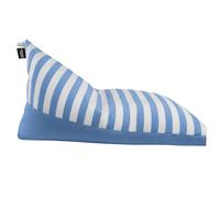 Happers Pouf Piramide Toldotex per esterno o interno, azzurro, XXL