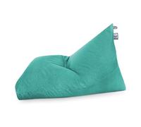 HAPPERS Pouf Piramide XL Naylim Opaco Turchese da esterno con imbottitura inclusa