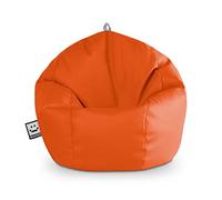 Happers Pouf Poltrona per Bambini in Similpelle per uso Interno Arancione
