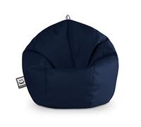 Happers Pouf Poltrona per Bambini in Similpelle per uso Interno Marino
