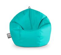 Happers Pouf Poltrona per Bambini in Similpelle per uso Interno Turchese