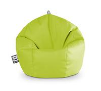 Happers Pouf Poltrona per Bambini in Similpelle per uso Interno Verde