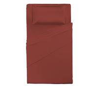 HAPPIDEA COMPLETO LETTO PIAZZA 1/2 ARGILLA BRUCIATA 100% COTONE