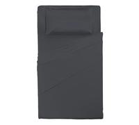 HAPPIDEA COMPLETO LETTO PIAZZA 1/2 GRAFITE 100% COTONE