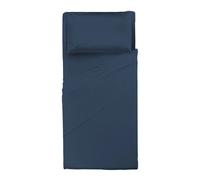HAPPIDEA COMPLETO LETTO SINGOLO BLU PROFONDO 100% COTONE