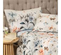 Happidea Dueinuno completo letto in percalle con doppia stampa