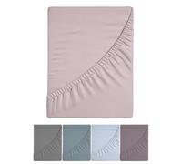 Happidea - Lenzuola Sotto Con Angoli Elastici, Caldo 100% Flanella Cotone, Invernale, Prodotto in Italia, Tinta Unita, Singolo 90x200, Colore Rosa
