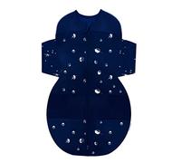 Happiest Baby Sacco Nanna SNOO Sack - Cotone 100% Biologico - Favorisce un Corretto Sviluppo Delle Anche (Pianeti Notturni, Small)