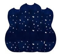 Happiest Baby Sleepea 5-Second Swaddle - 100% Organic Cotton Baby Swaddle Blanket - Doctor Designed Promotes Healthy Hip Development - 3-Pack Newborn Bundle (Midnight Planets, 2 x Small, 1 x Medium)