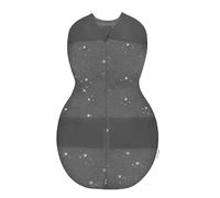 Happiest Baby Sleepea Fasciatura Rapida - Cotone 100% Biologico - Favorisce un Corretto Sviluppo Delle Anche (Stelle Carbone, Piccolo)