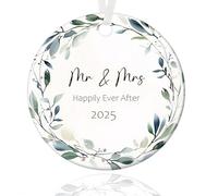 Happily Ever After, regalo personalizzato per fidanzamento e matrimonio, regalo per coppie, placca in acrilico per sposi, regali di fidanzamento, matrimonio, regalo di fine anno, decorazioni natalizie