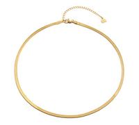 Happiness Boutique Collana Catena Serpente in Color Oro | Delicata Collana in Acciaio Inossidabile