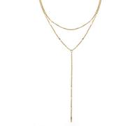 Happiness Boutique Collana Multifilo in Color Oro | Delicata Collana Y Bijoux Acciaio Inossidabile