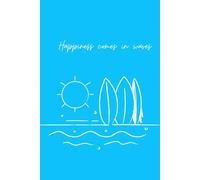 Happiness comes in waves: Notizbuch